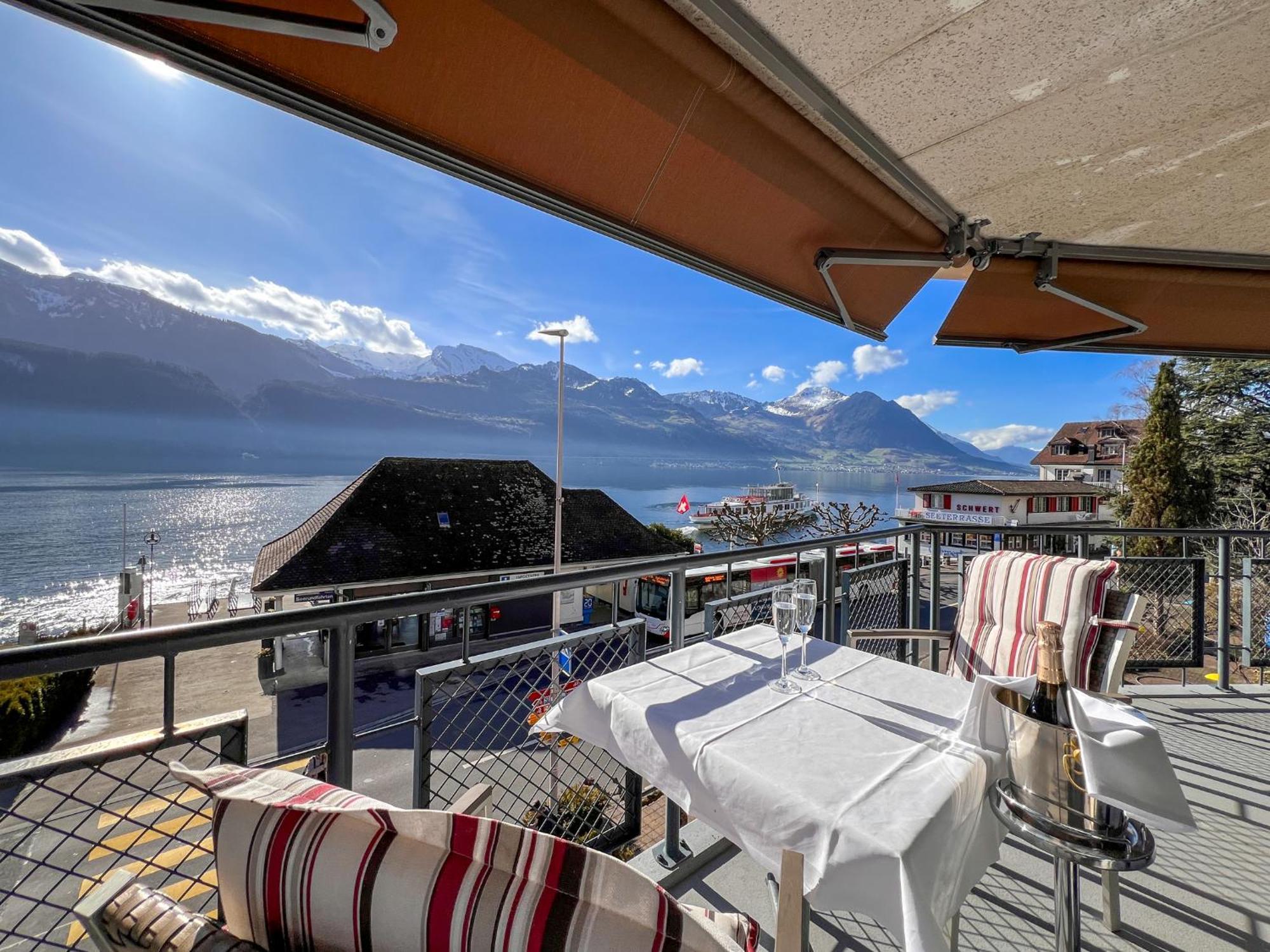 Seehotel Riviera At Lake Lucerne Gersau Luaran gambar